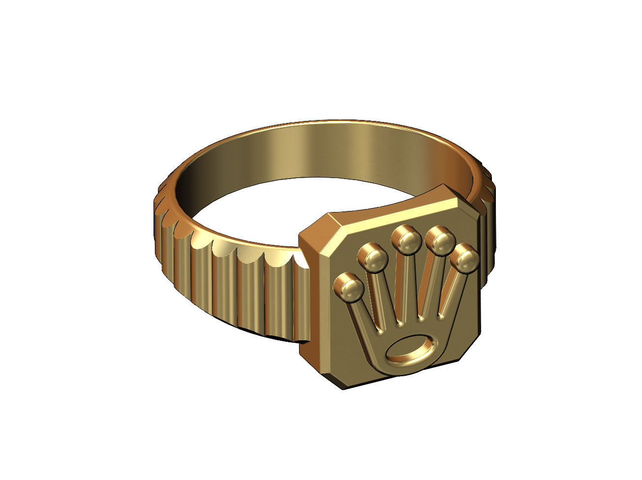  Печатка Rolex с прямоугольным дизайном